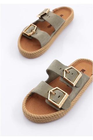 Bohonomad Sydney Kadın Tokalı Çağla Terlik Syd12-00065 Yeşil