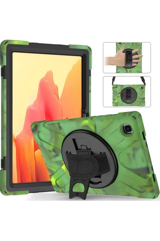 Mey İthalat Samsung Uyumlu Galaxy X200 Tab A8 10.5 Kılıf Amazing Tablet Kapak - Kamuflaj Arka Kapak