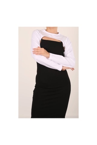 Unika Boutique Kadın Beyaz Boyunluklu Kolluk