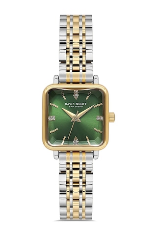 David Guner Dg-9068la-d10 Gold - Gri Kadın Kol Saati
