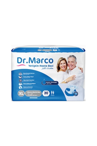 Dr. Marco Bel Bantlı Yetişkin Hasta Bezi XL 30'lu