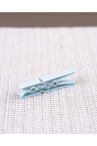 24 Adet Renkli Plastik Çamaşır Mandalı Plastik Mandal
