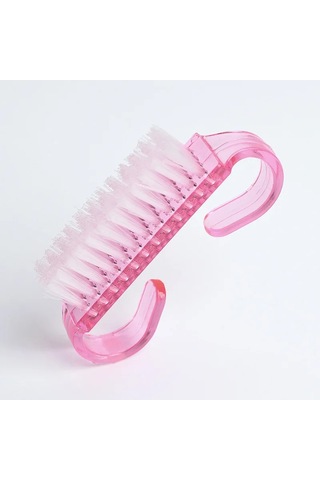 10/20/50/100 Adet Kolu Kavrama Tırnak Fırçası Tırnak Fırçalama Temizleme Tırnak Fırçaları Temizleyici Tırnak Scrubber Toplu Erkekler Kadınlar İçin Violet