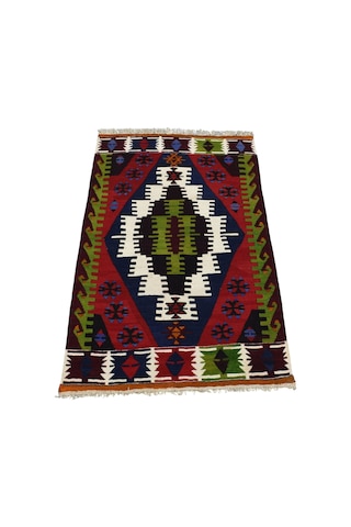 Kilim Antik El Dokuma Yün Niğde Çukurkuyu Kilimi 0085 - Yeni - Çok Renkli