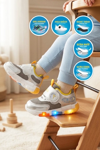 Cool Kieran B Gümüş Bebek Spor Ayakkabı
