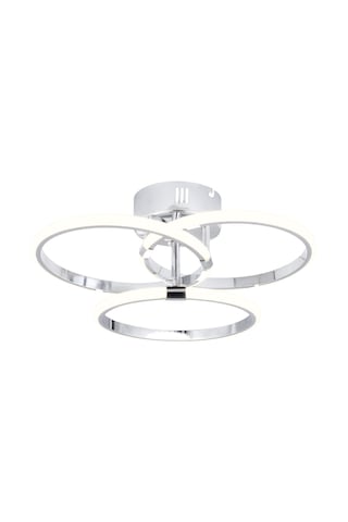 Pl 07 3 Model Krom 3 Renkli Salon Ve Oturma Odası İçin İdeal Alüminyum Avize, 40x15 Krom