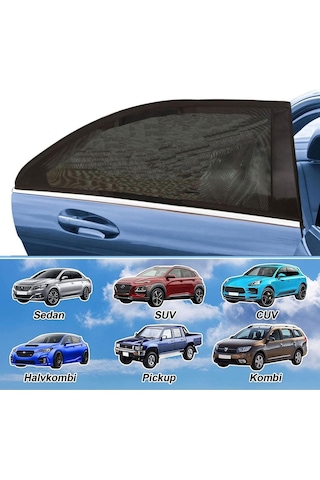 Oto Yan Cam Perdesi Araba Arka Güneşlik 1 Adet Araç Cam Gölgelik Cam Kılıfı Cam Açılabilir