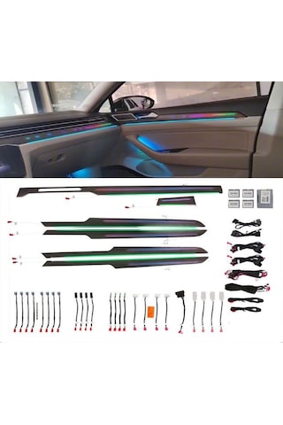 Vw Passat B8 2019-2020-2021 Özel Trim Ambiyans Set 9"