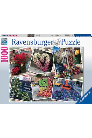 Ravensburger 1000 Parça Puzzle Ny Çiçekler Rpb168194