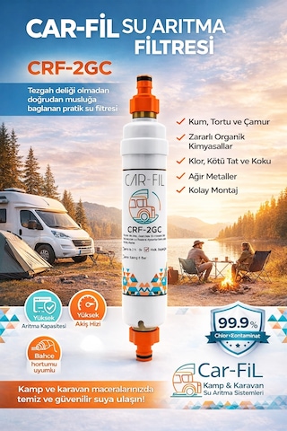 Karavan Tipi Su Arıtma Filtresi -CRF-2GC