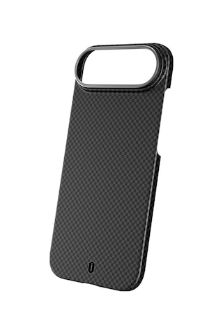 Apple Uyumlu iPhone 17 Air Kılıf M-safe Şarj Özellikli Wiwu Dcc-208 Aramid Armor Kapak Siyah Siyah