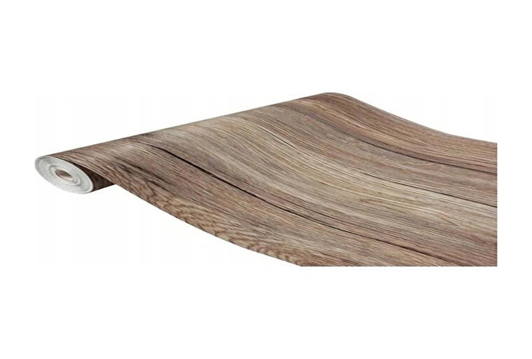 Parke Desen Zemin Muşambası Keçeli Kahve Rengi Kaliteli Mineflo Pvc Zemin Kaplama Kahverengi