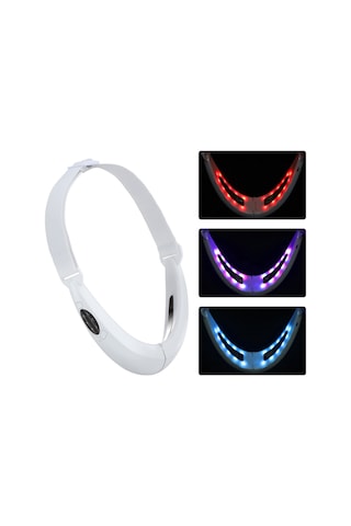 Neevoyu Yeni Tip V Şekilli Yüz Daraltıcı Cihazı - 6 Mod, Mikro Akım, Renkli Işık, Akıllı Ses Bildirimi, Katlanabilir, Gıcırdatma, Isıtma Ve Yükseltme Fonksiyonları Çok Renkli