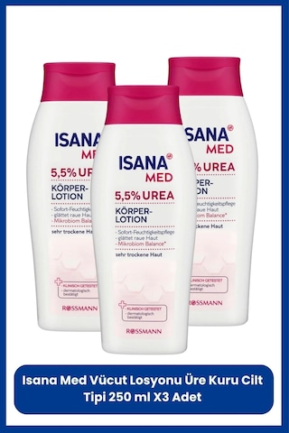 Vücut Losyonu Üre Içerikli Çok Kuru Cilt Tipi 250 Ml 3'lü Vücut Losyonu Üre Içerikli Çok Kuru Cilt Tipi 250 Ml 3'lü