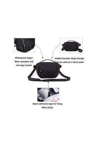 Sones Xıujıan Crossbody Su Geçirmez Hafif Slr Fotoğraf Makinesi Çantası, Renk: 10l Koyu Gri