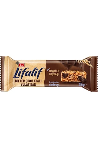 Eti Lifalif Bitter Çikolatalı Yulaf Bar 35 Gr 16 Adet-81