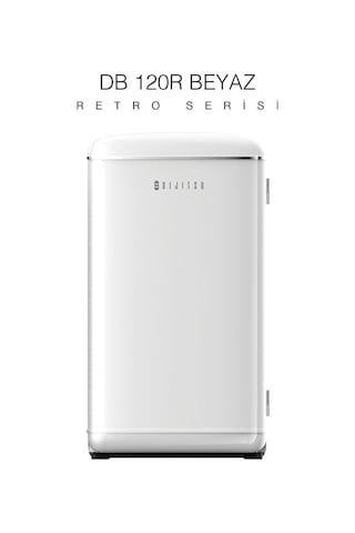 Dijitsu DB120RWH 93 LT Retro Buzdolabı