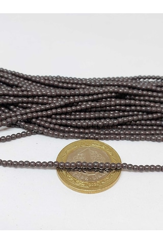 Yaşam Tohumu 35625 Hematit Taşı Dizi 2 MM Kolye Gümüş