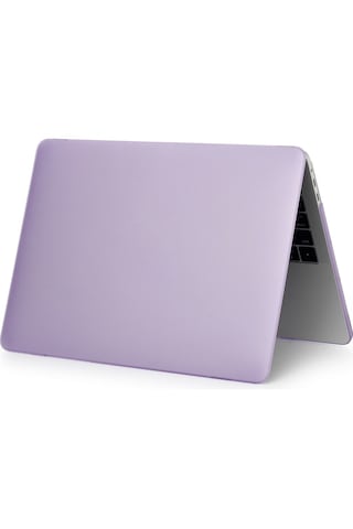 Arabulalaca Apple Uyumlu MacBook Air 13.6 Inç A3449 A3240 A3113 A2681 M2 / M3 / M4 / M5 Kılıf Hardcase Kapak Klavye Koruyucu +ekran Koruyucu 3 L Mor