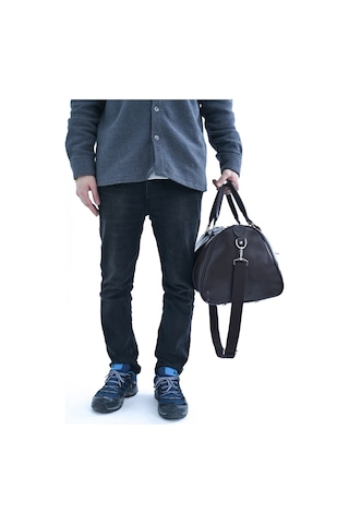My Free Bag Gk Siyah Deri Unisex İş, Seyehat, Spor İçin El Çantası / Valizi Siyah