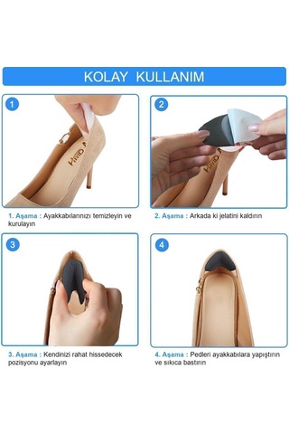 Active Team SP05-Yapışkanlı Bilek Koruma|Topuk Vurma Önleyici Sünger Ped