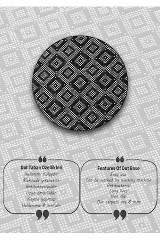 Hoja Banyo Halısı Djt 3 Lü Set Beyaz