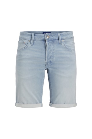 Jack & Jones Jack Jones Erkek Likralı Kot Şort 12269609 Mavi