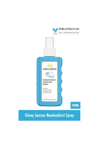 Maruderm Hydro Boost After Sun Spray Güneş Sonrası Yoğun Nemlendirici Ve Onarıcı Sprey 200 Ml