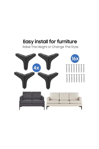 Kendin Yap Yedek Ayaklarla Ev Dekorasyonunuzu Dönüştürün, Mobilya Yenilemeniz İçin Metal Mobilya Ayakları, İyi Yük Taşıma Kapasitesi Ve Kolay Montaj Sunar Diğer