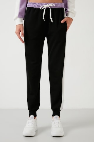 Lela Renk Bloklu Regular Fit Kapüşonlu Spor Bayan Takım 5863835 Lila