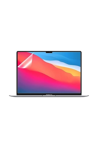 Apple Uyumlu MacBook 13.6' Air 2022 M2 Çip A2681 Ekran Koruyucu Ultra Ince Esnek Kırılmaz Cam Tam
