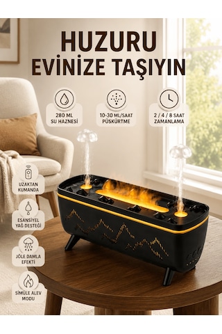 Lexroo Jöle Yağmur Efektli Hava Nemlendirici 280 Ml Aromaterapi D