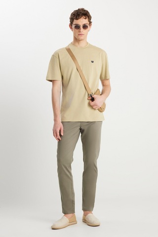 Wrangler Relaxed Fit Small Logo Yeşil Erkek Kısa Kol T-shirt 000000000102265410 Yeşil