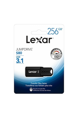 Lexar 256gb Usb S80 150mb/s Usb3.1 Flash Bellek