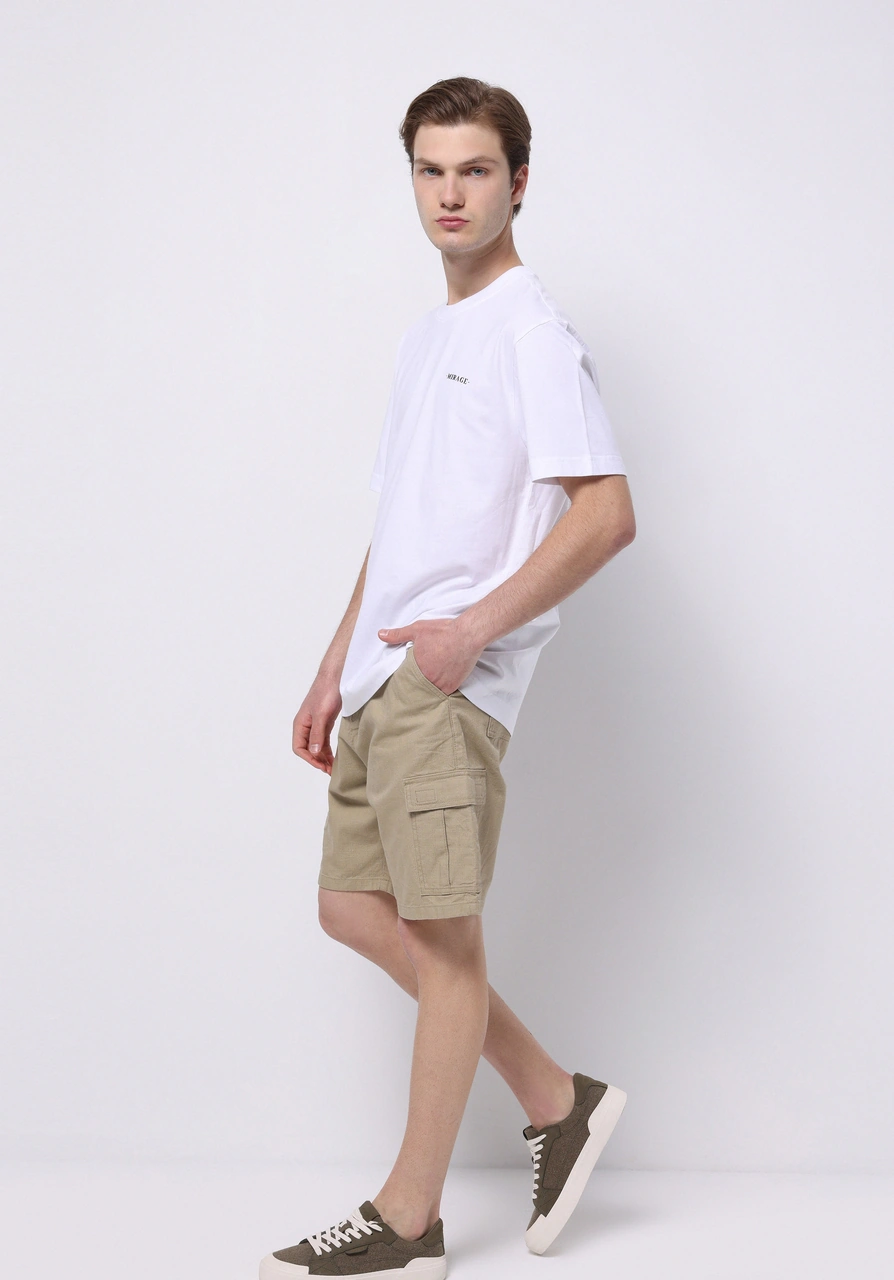 Colin's Colins Regular Fit Orta Bel Düz Erkek Bej Şort Cl1074525 Q1.v1 Dbg Bej