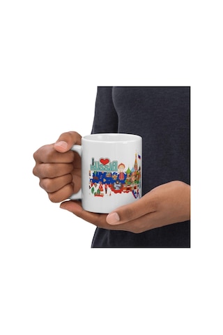 Rusya Kupa Bardak 2 Adet Seyahat Hatıra Russia Mug