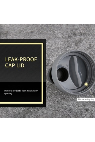 Padalink 750ml Paslanmaz Çelik Spor Su Bardağı, İç Mekan Ve Dış Mekan Kullanıma Uygun, Damlacık Önleyici Kapak Ve Nilon Askı İle Taşınabilir Çok Renkli