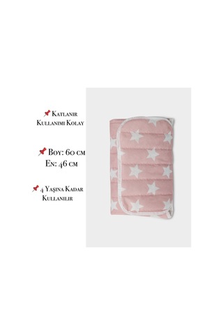 MorBebe Pratik Alt Değiştirme Matı Minderi Alt Değiştirme Pedi Bakım ÖrtüsüPembe