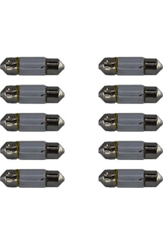 10 Adet 12V 3W Sofit Ampul 31mmX8mm
