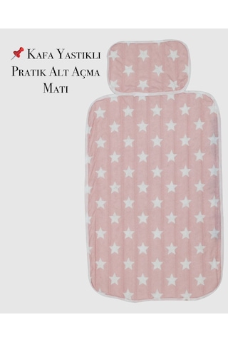 MorBebe Pratik Alt Değiştirme Matı Minderi Alt Değiştirme Pedi Bakım ÖrtüsüPembe