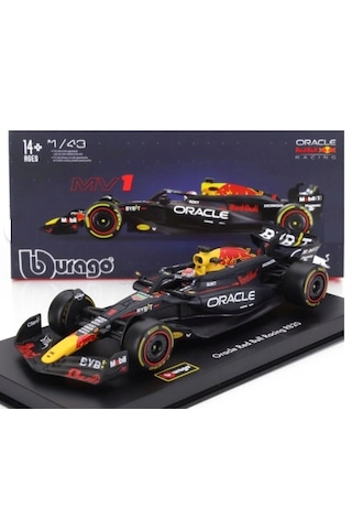 Sunman Burago 18-28030 Yarış Arabası Formula 1 Oracle Red Bull Racing Rb19 Sergio Perez 1:24 14+
