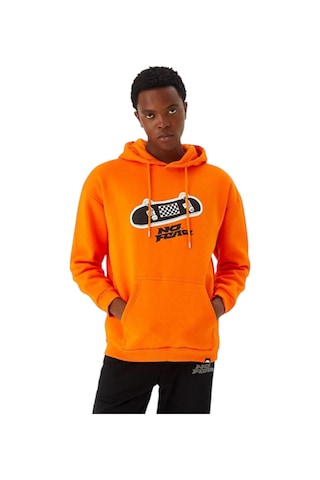 United Colors Of Benetton Erkek Sweatshirt Kapüşonlu Ben.72428 Turuncu