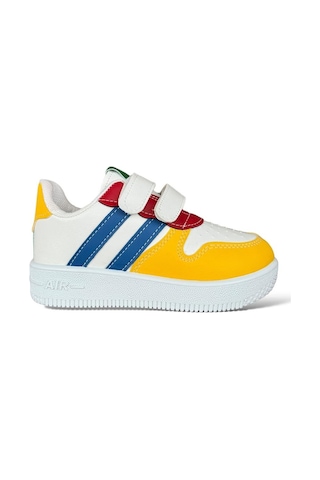 Çocuk Sneaker Spor Ayakkabı Beyaz - Kırmızı 001