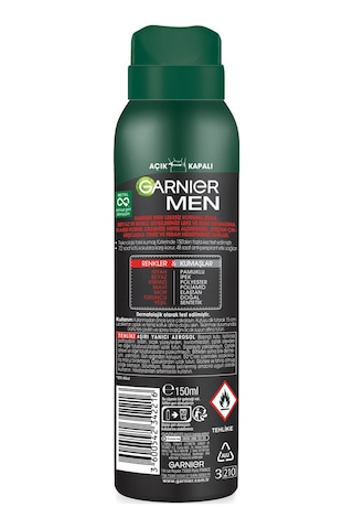 Garnier Men Lekesiz Koruma Antiperspirant Erkek Deodorant 150 ML