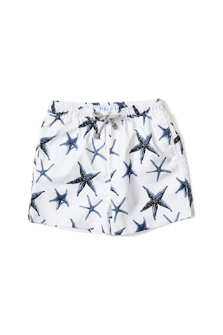 Fiji Ice Star Desenli Erkek Cocuk Mayo Beyaz
