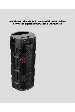 Home Kompakt Tasarım, Yüksek Ses Performansı Çoklu Giriş Seçenekli Kablosuz Hoparlör Bluetooth, U