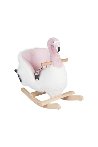 Tommybaby Sallanan Oyuncak At, Sallanan Ahşap Flamingo Sallanan Flamingo