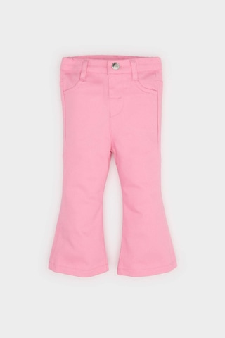 DeFacto Kız Bebek Flare Fit İspanyol Paça Gabardin Pantolon E1798A525SMPN167 Pembe
