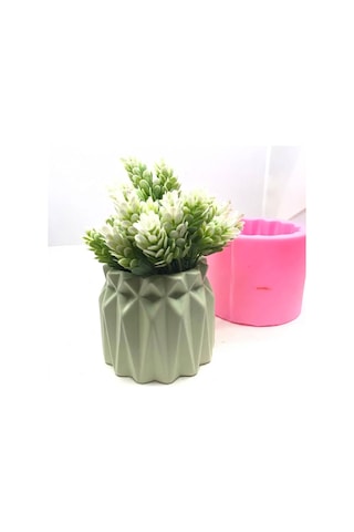 Dekoratif Saksı Silikon Kalıp 7x8x9 Cm