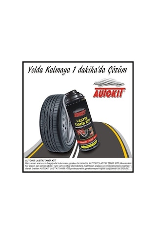 Autokit Autokıt Lastik Tamir Kiti 450 Ml Güvenilir-pratik-hızlı